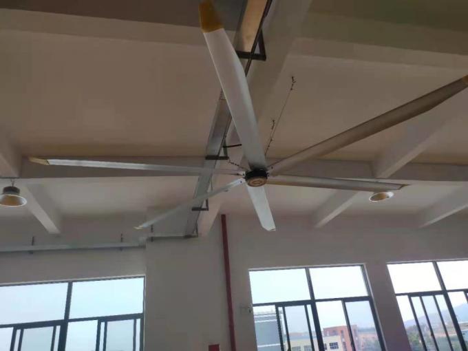 Máy làm mát không khí ngang HVLS Quạt trần công nghiệp 24 feet ODM 2