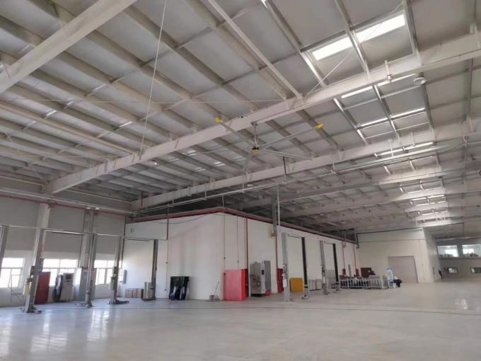 5 Blade Pmsm Motor HVls Industrial Ceiling Fan In New Energy Ô tô Byd Nhà máy 5