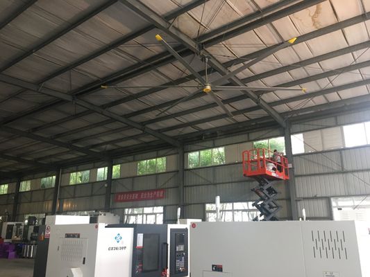 Giá tốt. 16FT Al-Mg Blade Industrial Ceiling cho làm mát và thông gió không khí trong kho DX-7.3 trực tuyến
