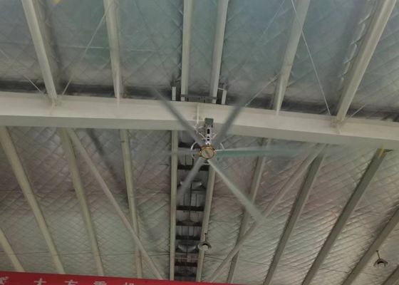 Giá tốt. 1.5kw PMSM Motor Al Mg Alloy Giant Ceiling Fans 380AC Cho không gian thể thao trong nhà trực tuyến