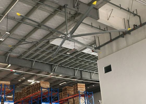 Giá tốt. Động cơ nhôm 1.5kw Paddle lớn Quạt trần khổng lồ 380AC Cho nhà kho trực tuyến