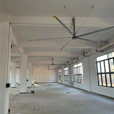 Giá tốt. 220V 1.5kw HVLS khối lượng cao Quạt trần công nghiệp với động cơ điện từ vĩnh viễn trực tuyến