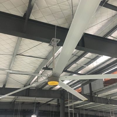 Giá tốt. Điện áp cao 6.1M / 20FT động cơ nam châm vĩnh viễn đồng bộ HVLS Fan cho thông gió công nghiệp trực tuyến