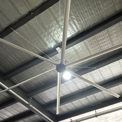 Giá tốt. PMSM Động cơ điều khiển Ống quạt trần HVLS lớn cho xưởng sản xuất cáp làm mát không khí trực tuyến
