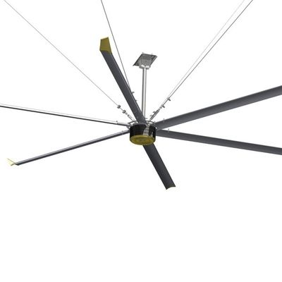 Giá tốt. 0.6KW chức năng làm mát Năng lượng 4.2M PMSM HVLS Quạt trần cho làm mát không khí trong nhà hàng và trung tâm tòa án thực phẩm trực tuyến
