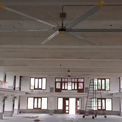 Giá tốt. 6.1m 20FT CONTROLLER PMSM Brushless Motor Lửa quạt HVLS trần công nghiệp lớn để làm mát trực tuyến