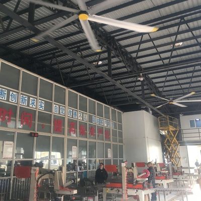 Giá tốt. Động cơ BLCD 5,0m 16FT Fan trần HVLS lớn để làm mát không khí và thiết kế không bảo trì trực tuyến