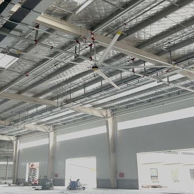 Giá tốt. Quạt treo nhà với đường kính 24FT để làm mát không khí Quạt động cơ Pmsm trực tuyến