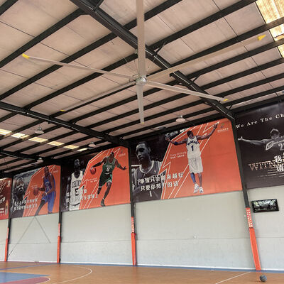 Giá tốt. Ceiling Mounted High Volume Low Speed Ceiling Fan 750W Rated Power Airflow Fan Perfect for Warehouses and Production Areas trực tuyến