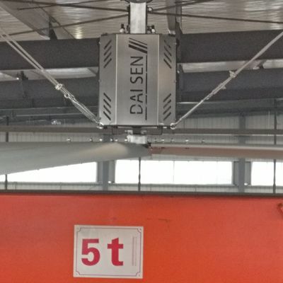 quality Máy quạt trần lớn công nghiệp với 24FT (7,3 mét) Sáu mảnh lưỡi kim loại nhôm factory